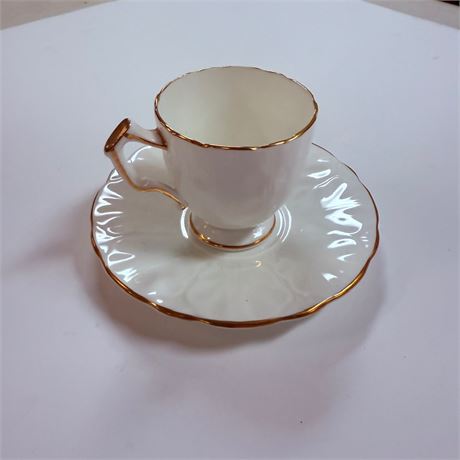 Vintage Porcelain Teacup & Saucer
