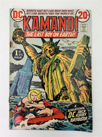 20 cent No 1 1972 Kamandi DC Comic Book