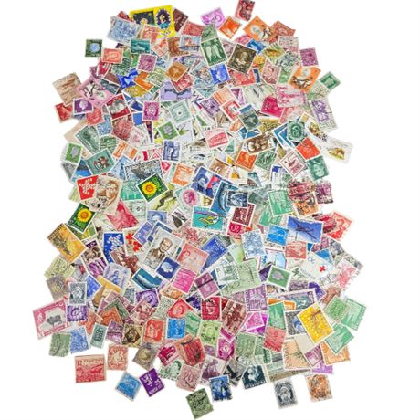 Huge Lot of Foreign Stamps