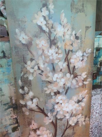 Almond Tree on Stretched Canvas
