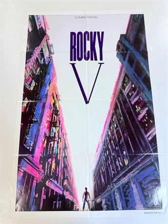Rocky V Original DS 27x41 Movie Poster