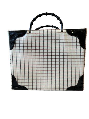 Vntg Vinyl “Handi Bag” Briefcase Laptop Case Handbag