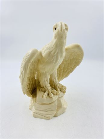 Large Vintage E R Italy Alabaster Eagle