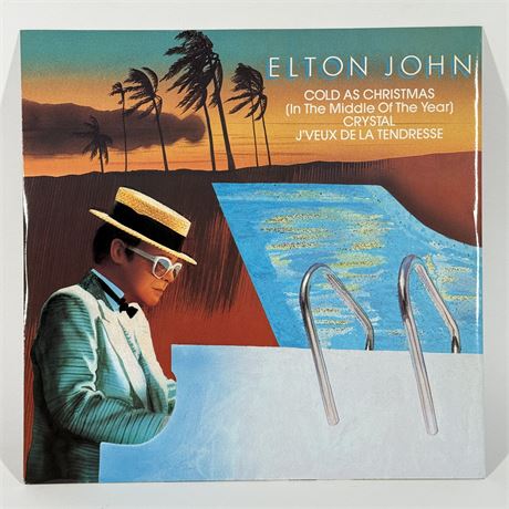 Elton John "Cold as Christmas" LP