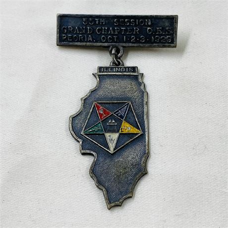 Antique Chicago Freemason Medal
