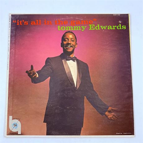 Tommy Edwards It’s All in the Game Vinyl Record