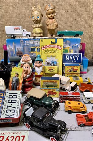 39 pc Vintage Matchbox, Rubber, Star Trek, ATARI & NOS Toys