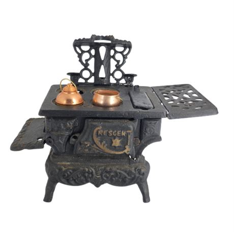 VTG Cast Iron Toy Stove, Salesman Sample