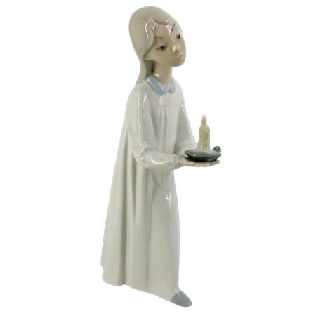 NAO/ Lladro Porcelain "Girl with Candle" Figurine no. 4868