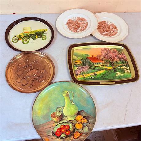 Tray + Plate Lot
