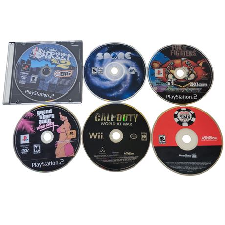 PS2 / WII / PC / Xbox Game Lot (Disc Only)