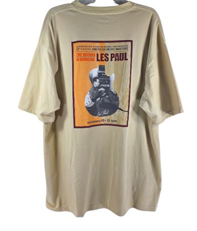Les Paul Tribute Concert, Rock & Roll Hall of Fame T-shirt, Ticket, & Brochure