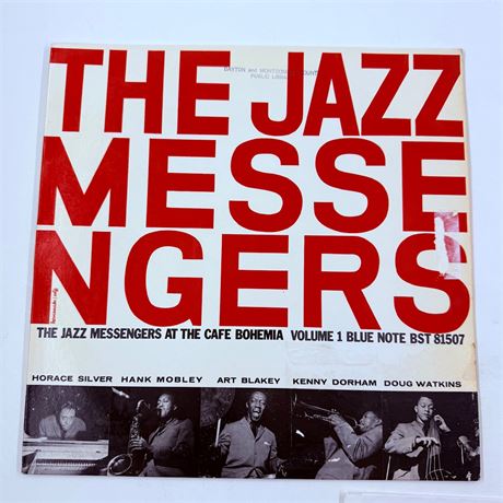 The Jazz Messengers at the Cafe Bohemia Vinyl Record