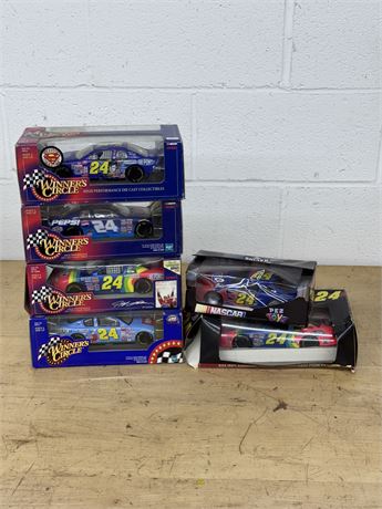 Six (6) Jeff Gordon Collector Cars