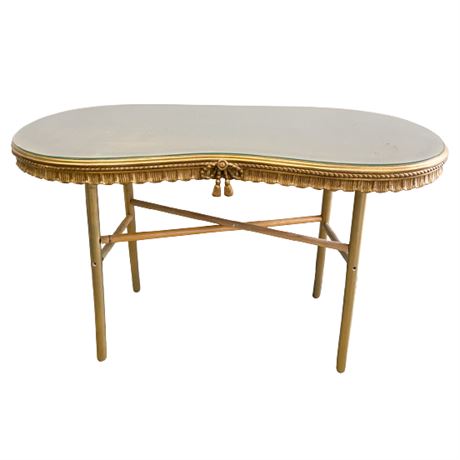 Kidney Shaped Display Table