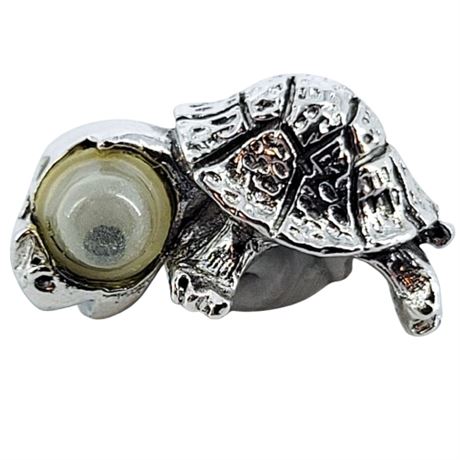 Vintage Googly-Eyed Mini Turtle Tie Tack