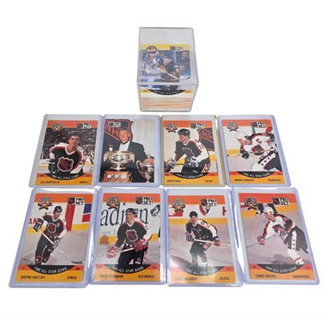 Lot of Pro Set 1990 Hockey Cards