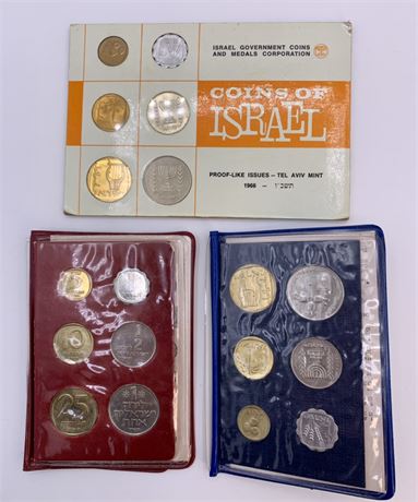 1966-1971 Coins of Israel International Coin Sets