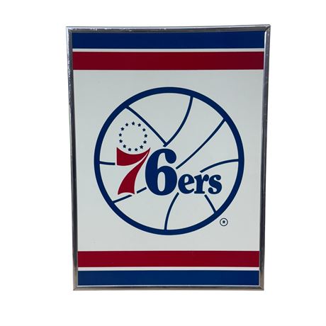 76ers Framed Wall Hanging