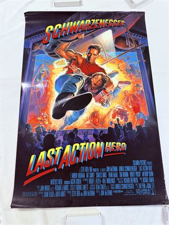 Last Action Hero Original 27x40 Movie Poster - ROLLED