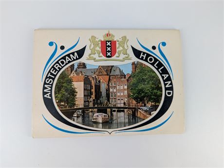 Vtg Lot 8 Amsterdam Holland Postcards