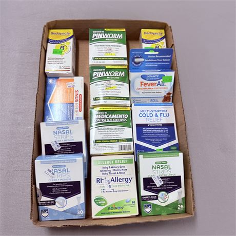 New Nasal Strips + Meds + Supplement Lot
