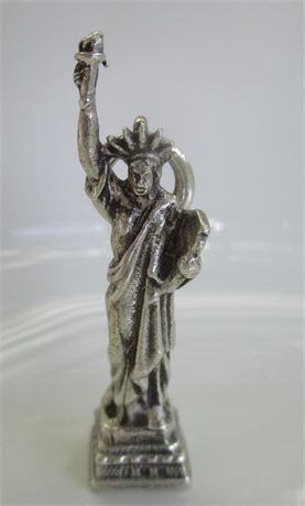 Vintage Sterling Charm ~ The Statue Of Liberty