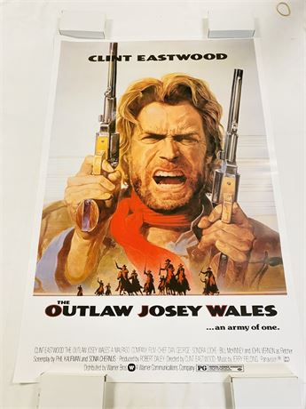 The Outlaw Josey Wales 27x40 Movie Poster - Rolled, Unused