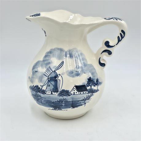 Hand-painted Delft Pitcher