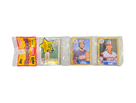 1987 Topps Baseball Cards Rack Pack - Sealed