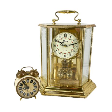 Pair of Vintage German Made Clocks