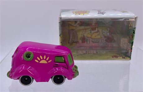 1976 Wallace Berrie & Co. Gallopin’ Grape Funkymobiles Hong Kong Toy Car