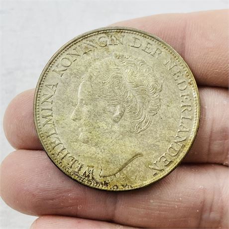 1944 Curaçao 2 1/2 Guilden