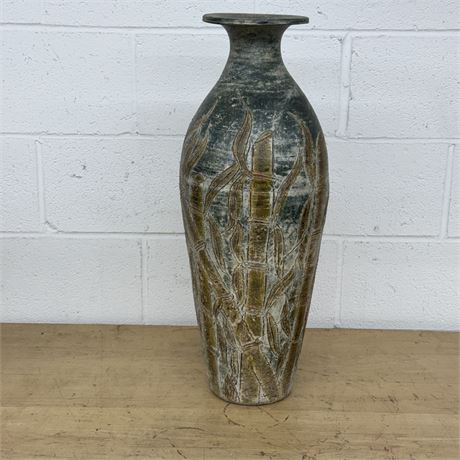 Bamboo Stoneware Vase