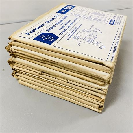 Huge Lot of Photofact Folder Sets Manuals + Schematics