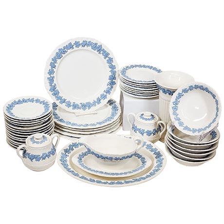 Vintage Wedgwood of Etruria & Barlaston "Lavender on Cream Queen's Ware" Lot