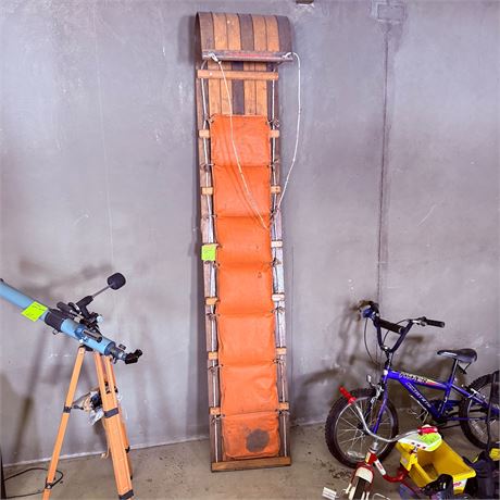 Rare 8 Foot Long Adirondack Toboggan / Sled