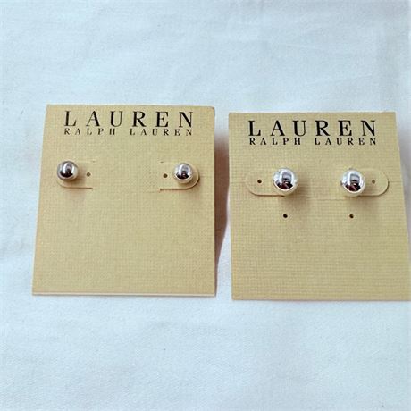 2 Pairs Of Ralph Lauren Earrings