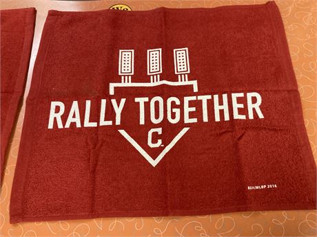 ONE 2016 "RALLY TOGETHER" WORLD SERIES RALLY TOWEL, GAME 1 IN CLEVELAND