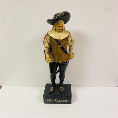 25” Lord Calvert Chalkware Advertising Statue