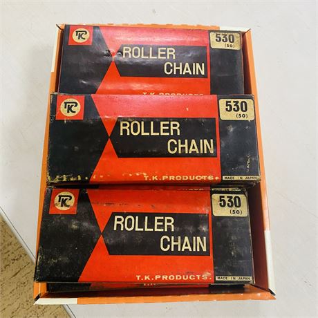 10 NOS TK Roller Chains 530