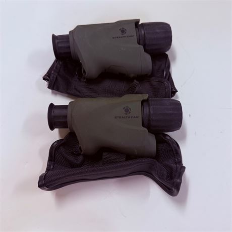 2 Stealthcam Nightvision Monoculars