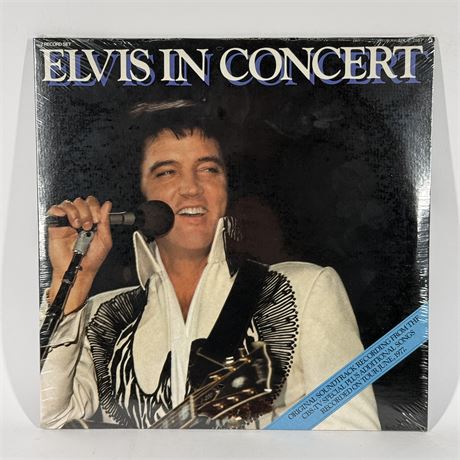 Sealed Elvis Presley "Elvis In Concert" LP