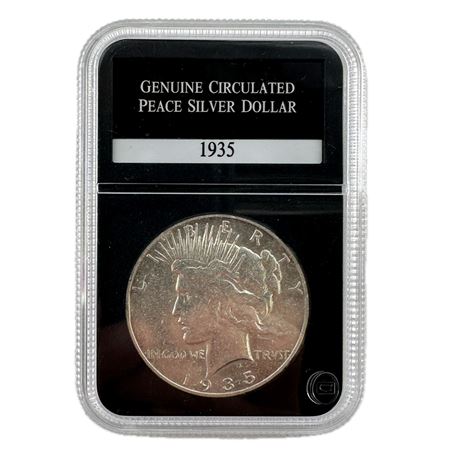 1935 S Peace Silver Dollar