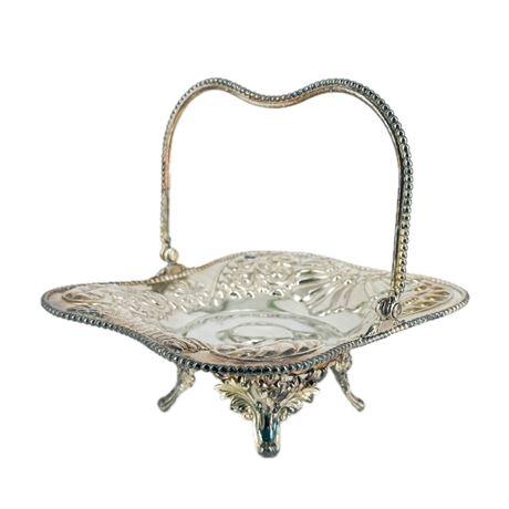 Barbour Silver Co. Silver Plate Brides Basket