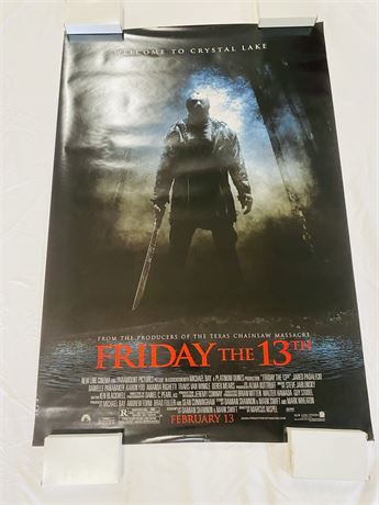 Friday the 13th Original 27x40 Movie Poster - ROLLED