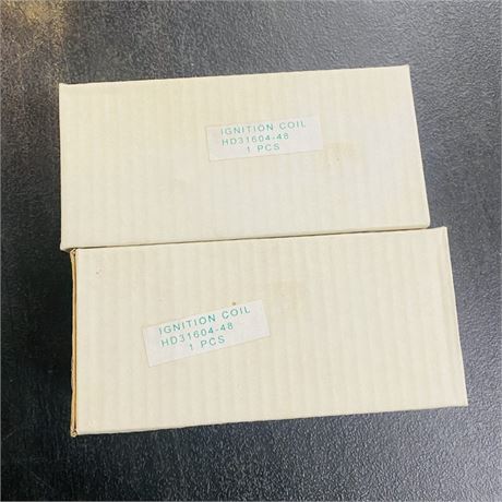 2 NOS Panhead 6v Ignition Coils