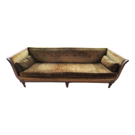 Vintage Drexel Regency Style Upholstered Sofa