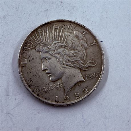 1922 Peace Dollar