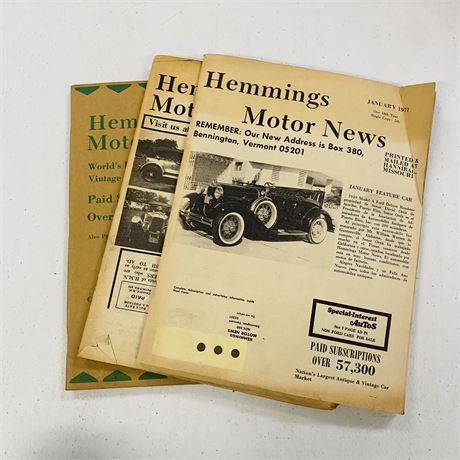 70’s Hemmings Motor News Lot